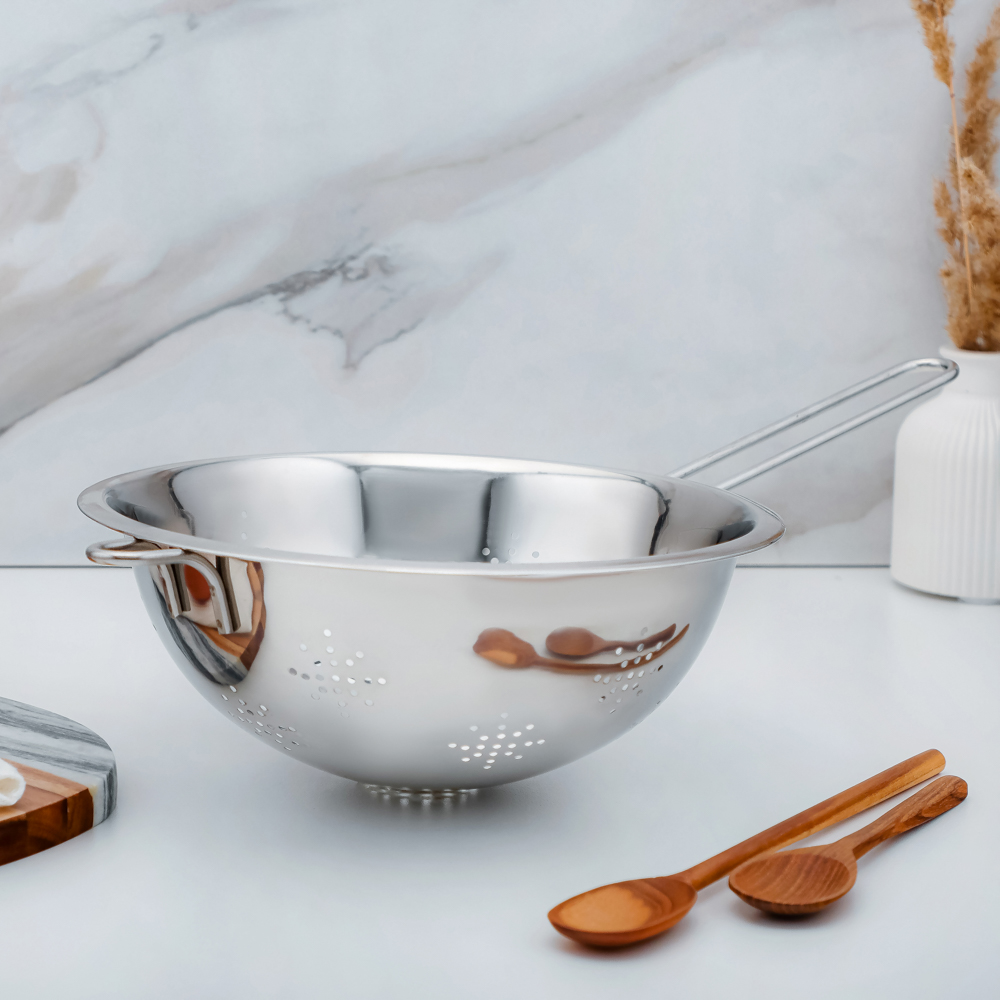 VETTA Дуршлаг с ручкой, нерж.сталь, 24см, арт.№ 812-012
