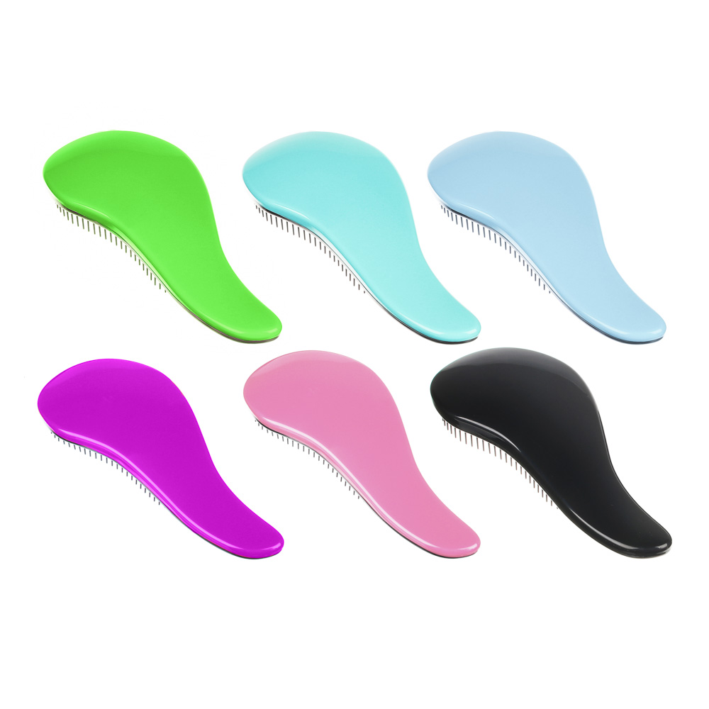 Расческа массажная тм ЮНИLOOK, Проф, пластик, 14,5x6см, 6 цветов, арт.№ 356-594