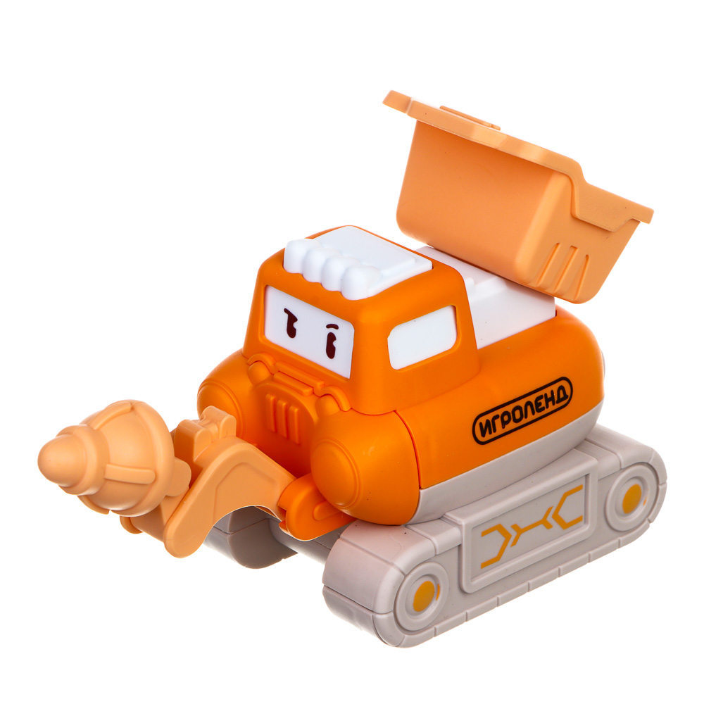 ИГРОЛЕНД Трактор инерционный "Мини-техника", PP, 15х9,5х6 см, арт.№ 292-316