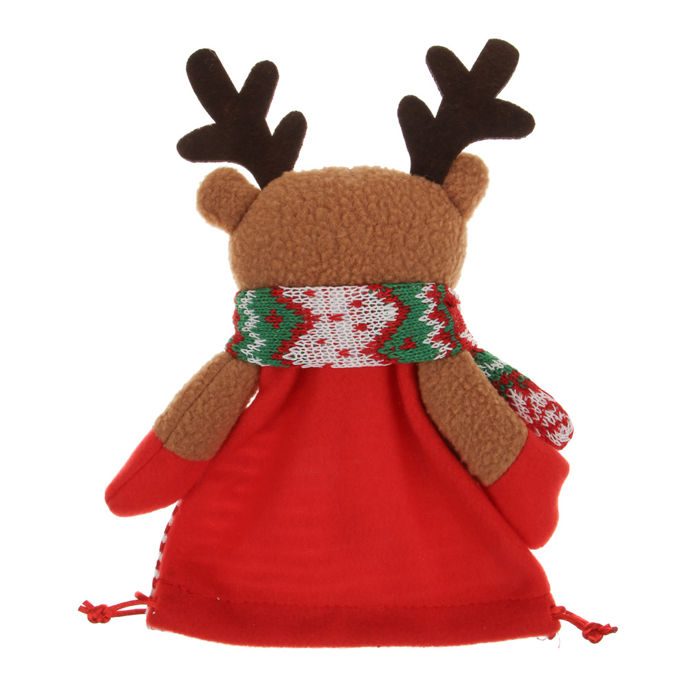 СНОУ БУМ Сувенир подарочный Олень, 25х16х4 см, полиэстер, арт.№ 394-492