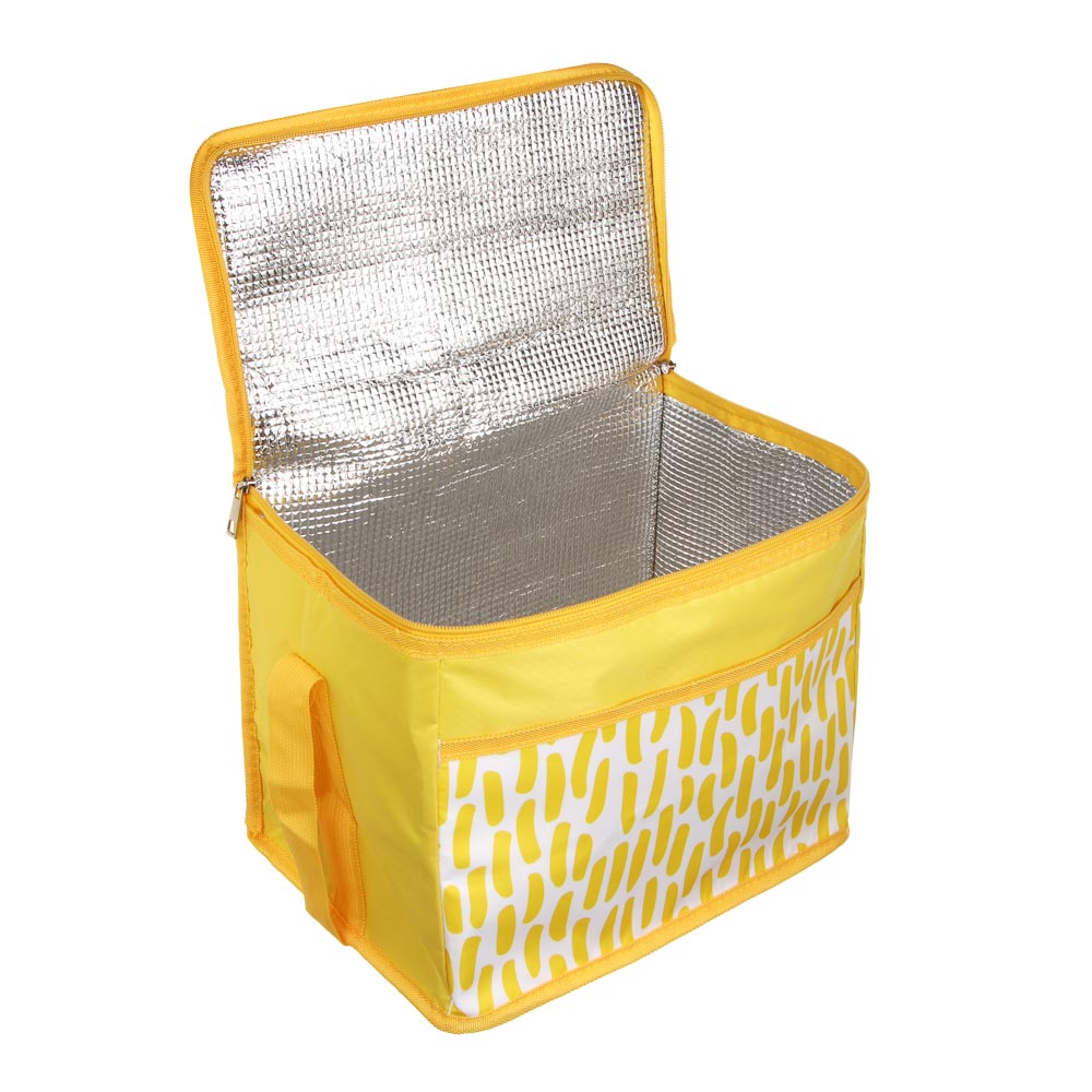 Термосумка, тм ЯРКОЕ ЛЕТО 15 л, 420D оксфорд, фольга, 30х20х25 см, арт.№ 118-064