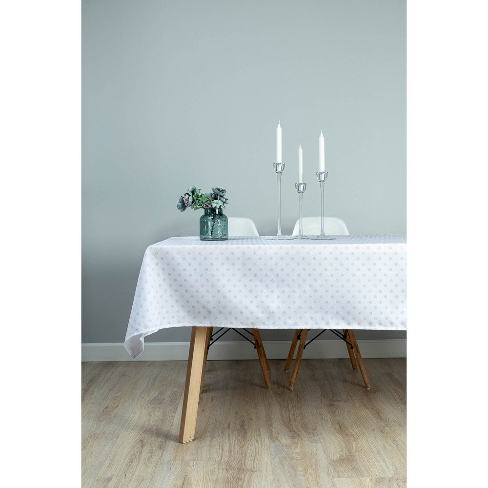 PROVANCE Жемчуг Скатерть текстильная со стразами, 140х180см, 100% ПЭ, 2 цвета, арт.№ 488-017