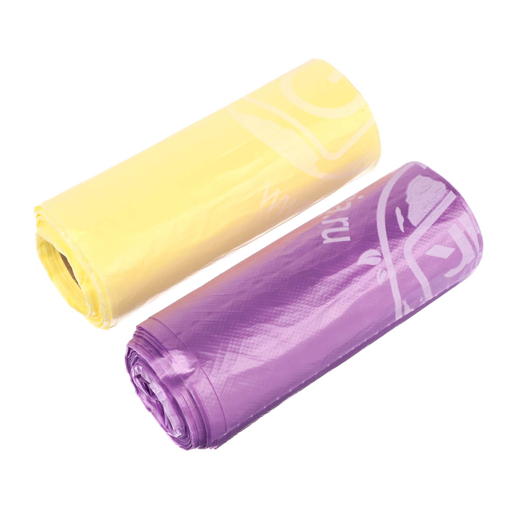 GRIFON Мешки для мусора БИО 35 л., 20 шт., прочные, 2 аромата (цитрус, цветы), рулон втулка, арт.№ 449-001