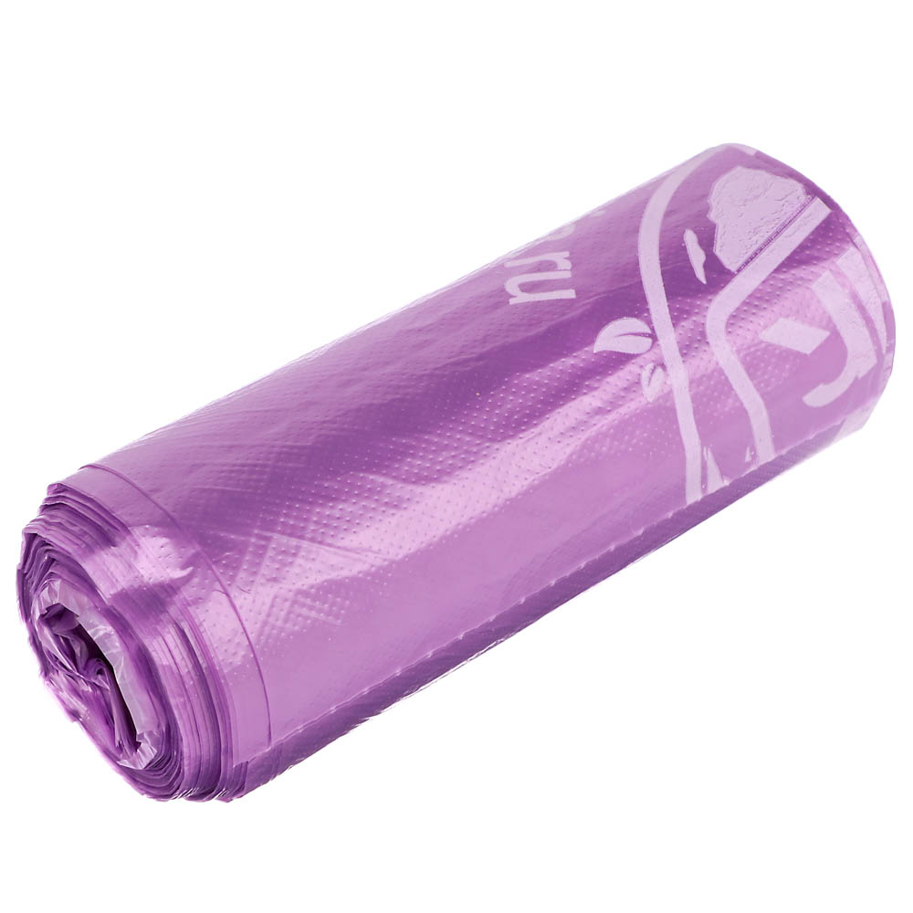 GRIFON Мешки для мусора БИО 35 л., 20 шт., прочные, 2 аромата (цитрус, цветы), рулон втулка, арт.№ 449-001