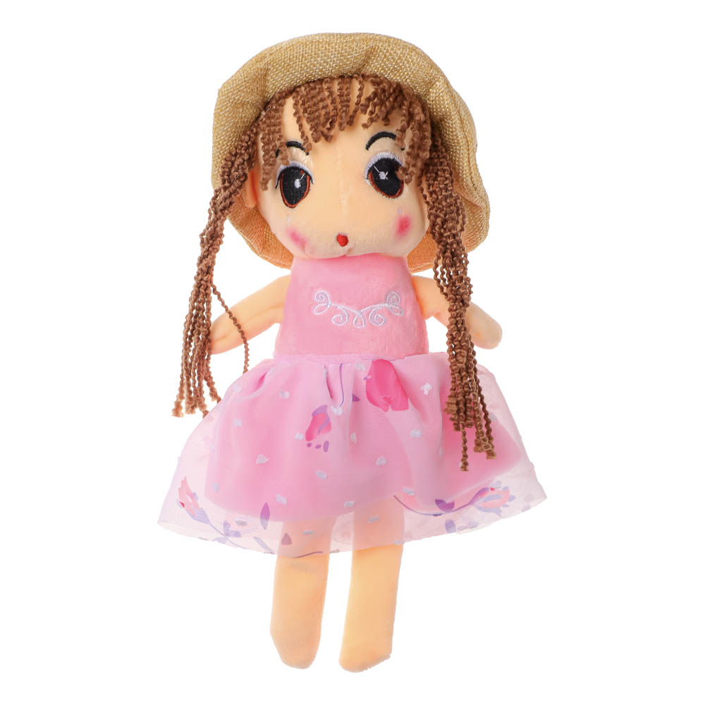 МЕШОК ПОДАРКОВ Игрушка мягкая в виде куклы, полиэстер, 27-30см, 2 дизайна, арт.№ 264-232