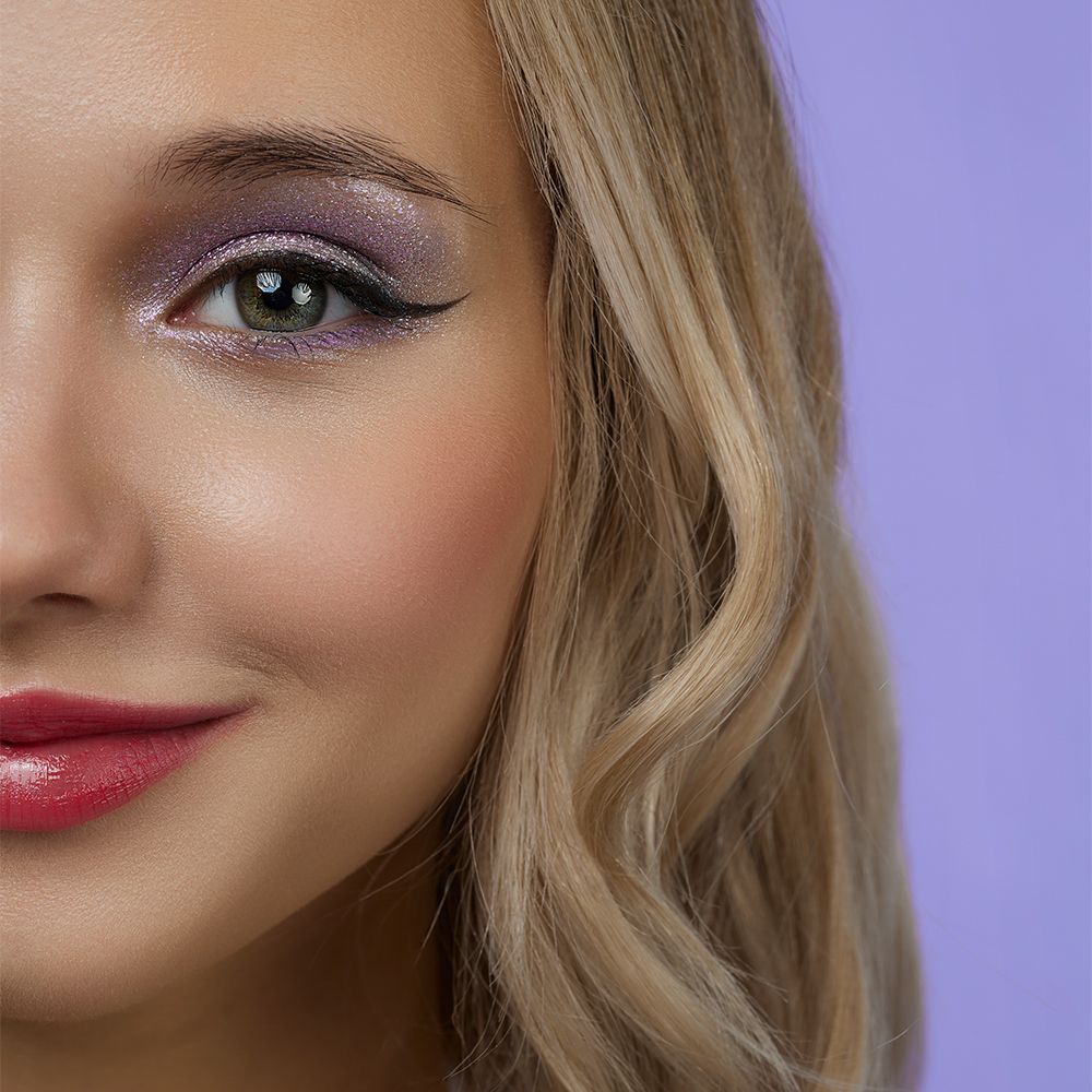 ЮНИLOOK Шайн Глиттерные тени, 2,5г, тон 03, лавандовый, арт.№ 330-020