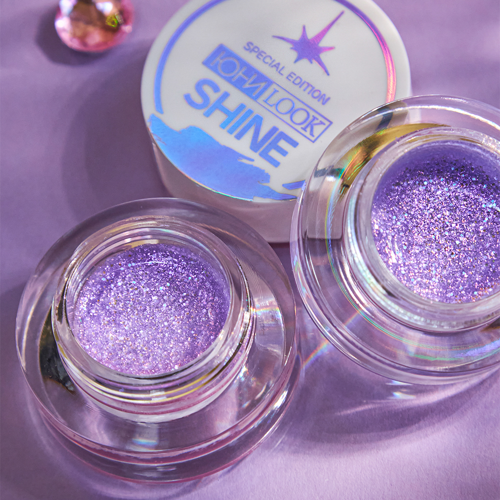 ЮНИLOOK Шайн Глиттерные тени, 2,5г, тон 03, лавандовый, арт.№ 330-020