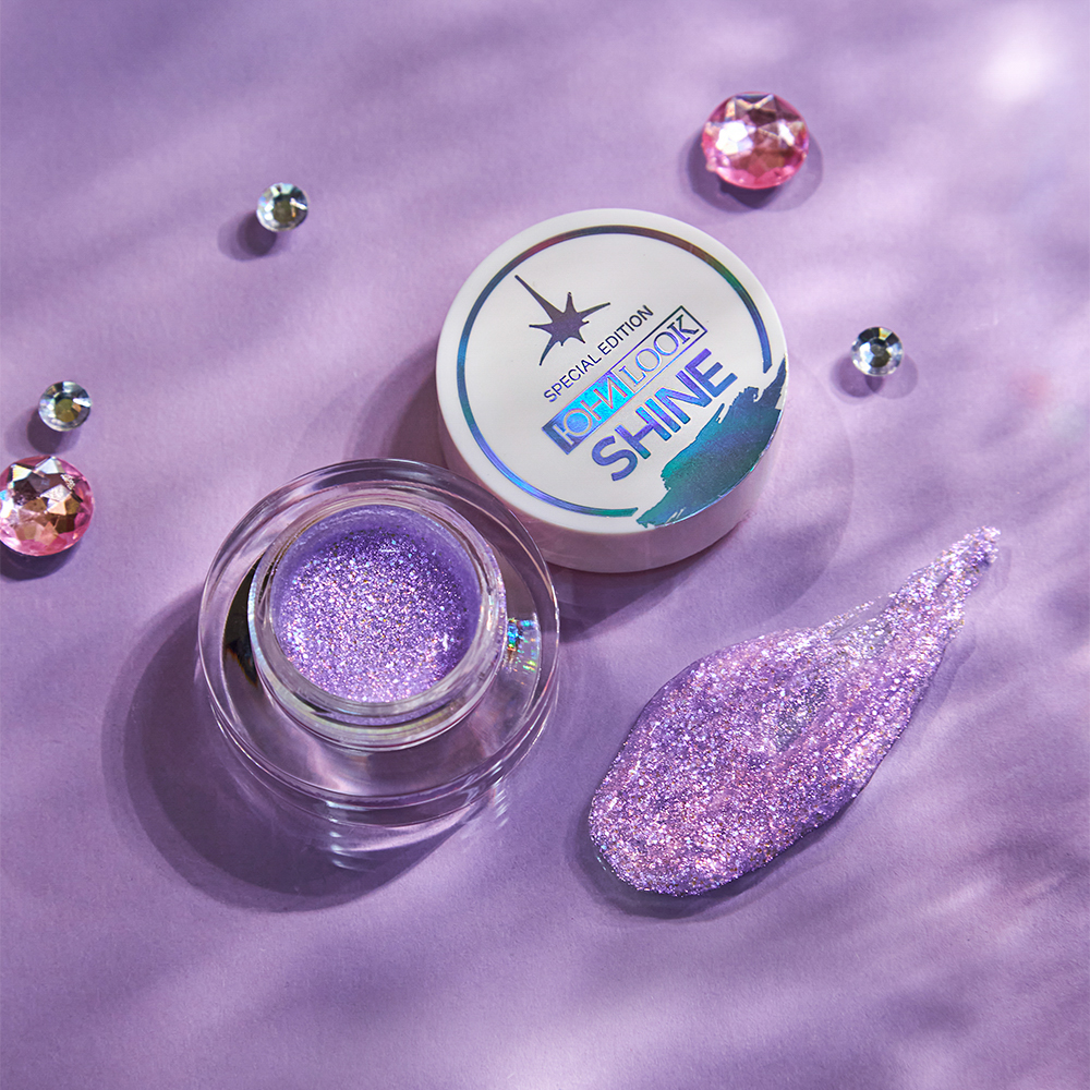 ЮНИLOOK Шайн Глиттерные тени, 2,5г, тон 03, лавандовый, арт.№ 330-020