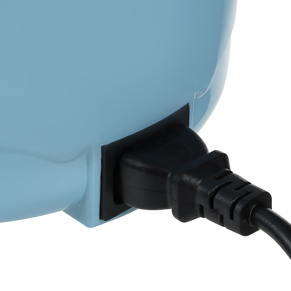 LEBEN Миниварка, 1,7л, 600Вт, двойная стенка, нерж. сталь, пластик, металл, голубой, арт.№ 288-016