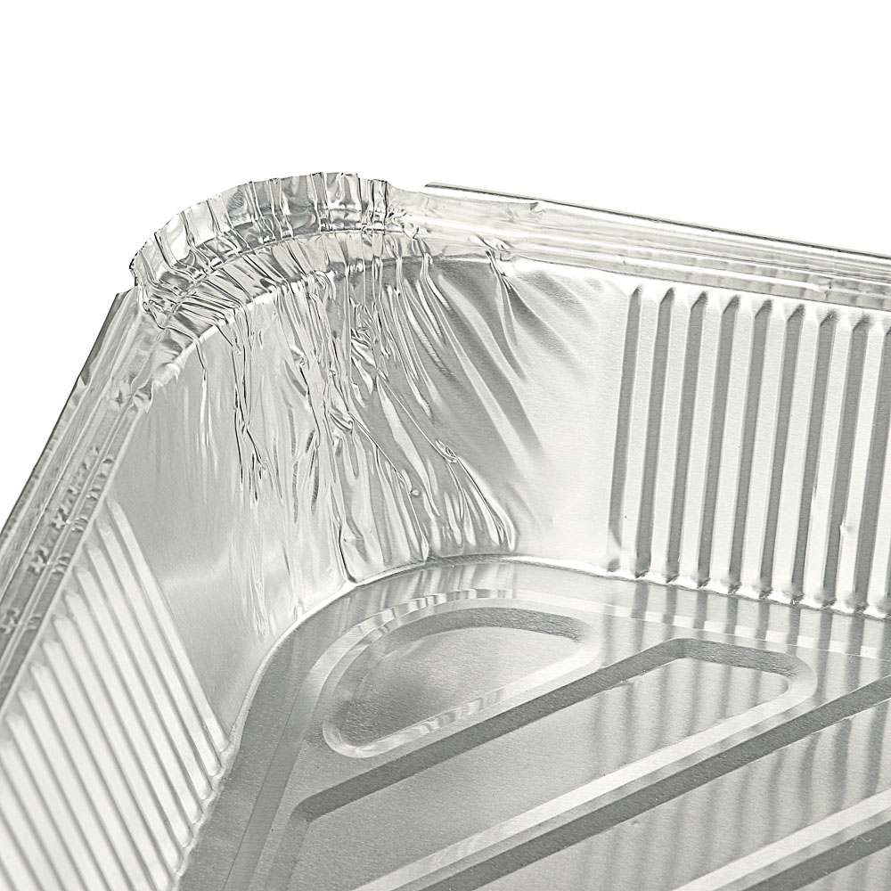 Форма для запекания, алюминиевая фольга, 32,2x25,5x5,1см, дно 27,2x21,2cм, 3180мл, L-край, 99-03, арт.№ 438-139