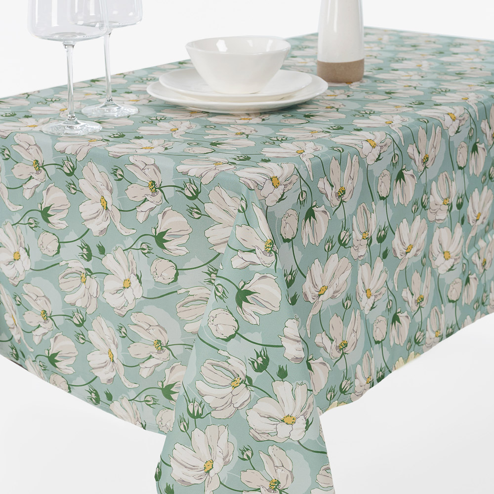 PROVANCE Дейзи Скатерть текстильная с водоотталкивающей пропиткой, 140x180см, 100% полиэстер, 2 диз., арт.№ 488-137