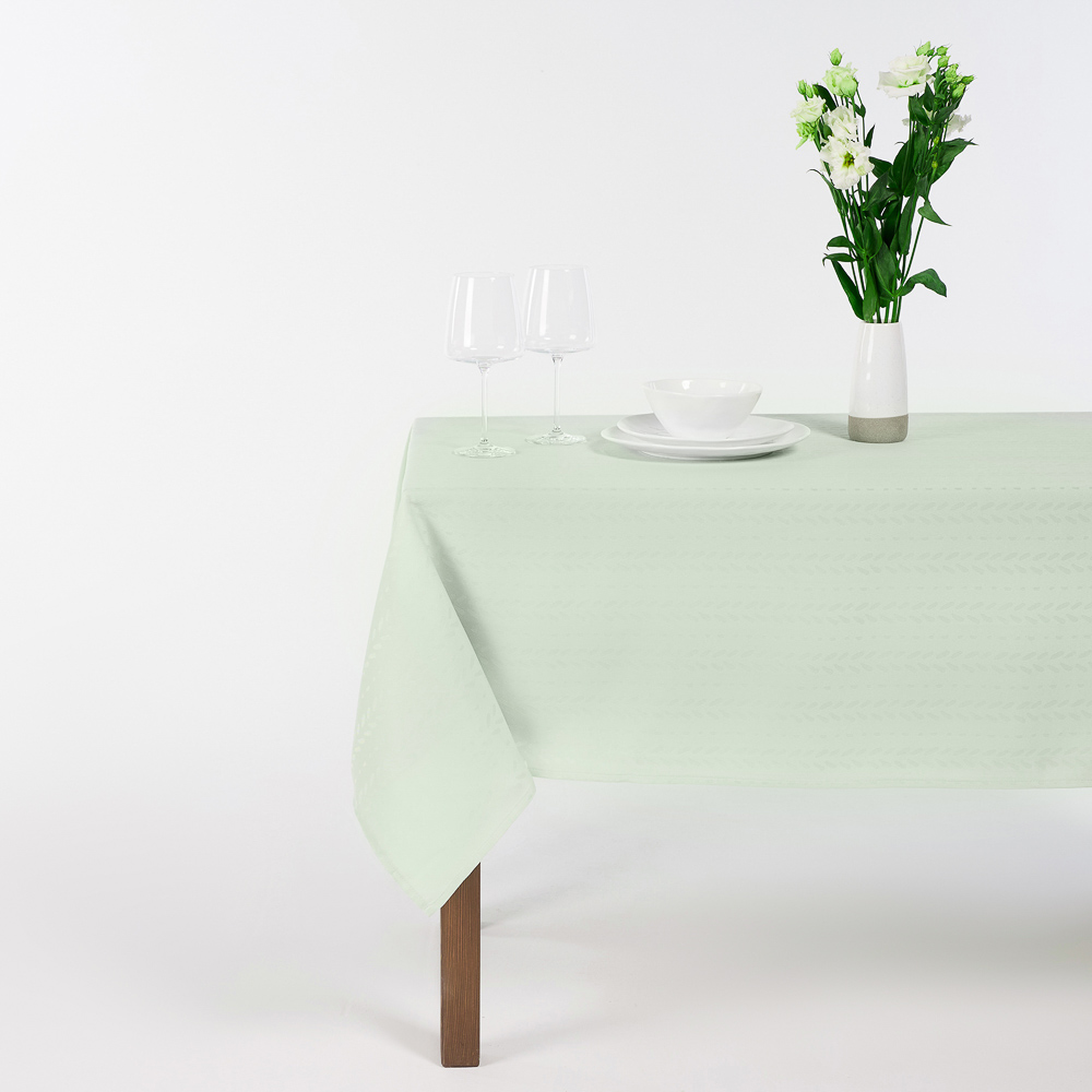 PROVANCE Дейзи Скатерть жаккард с водоотталкивающей пропиткой, 140x230см, 100% полиэстер, 3 цвета, арт.№ 488-139