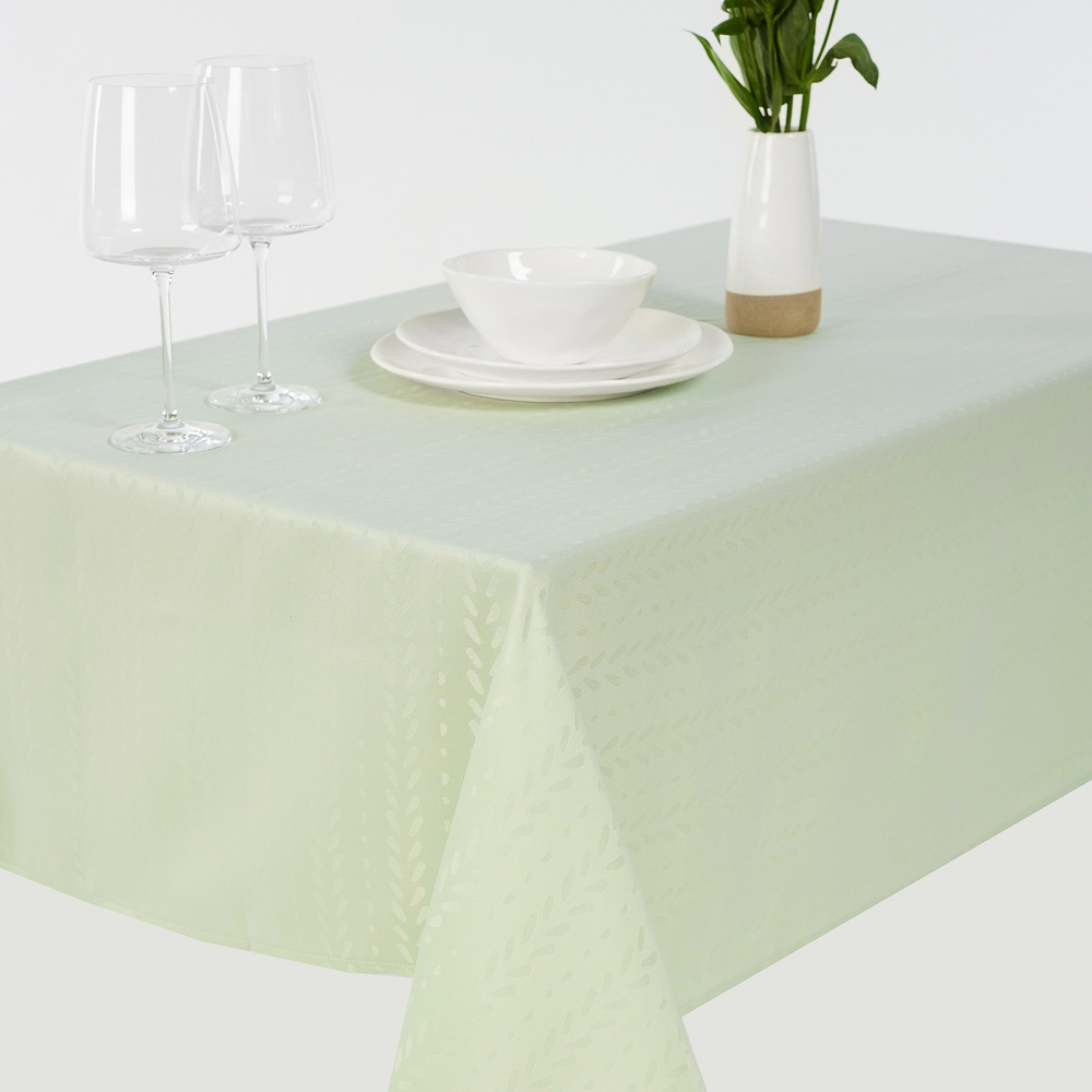 PROVANCE Дейзи Скатерть жаккард с водоотталкивающей пропиткой, 140x230см, 100% полиэстер, 3 цвета, арт.№ 488-139