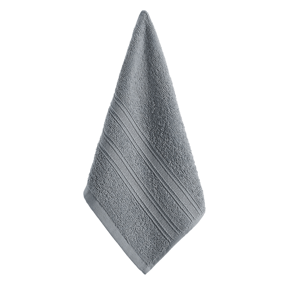 PROVANCE Нэви Полотенце махровое, 100% хлопок, 30х50см, 360гр/м, серый, арт.№ 484-164