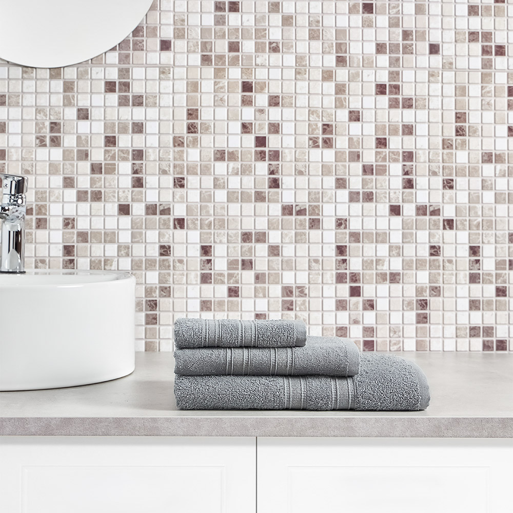 PROVANCE Нэви Полотенце махровое, 100% хлопок, 50х90см, 360гр/м, серый, арт.№ 484-165