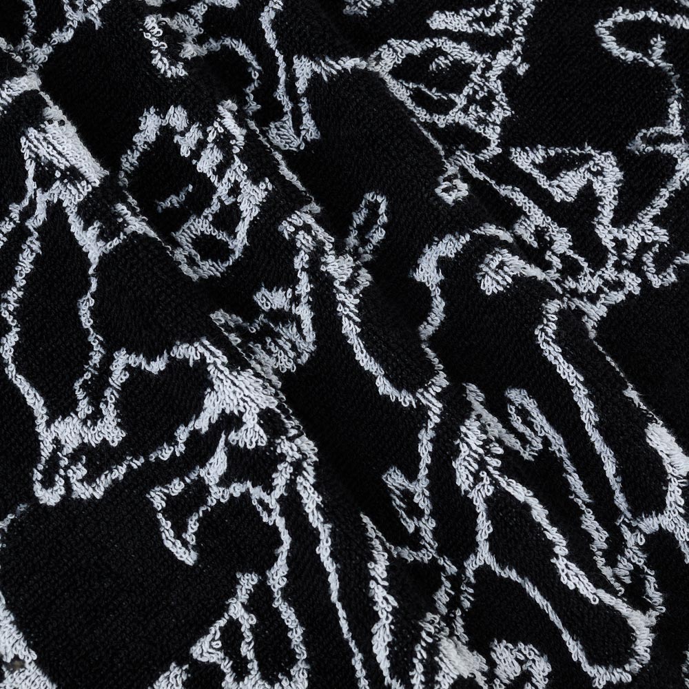 BY Русские Супергерои Полотенце махровое, 100% хлопок, 30х50см, 450гр/м, черно-белый, арт.№ 484-167