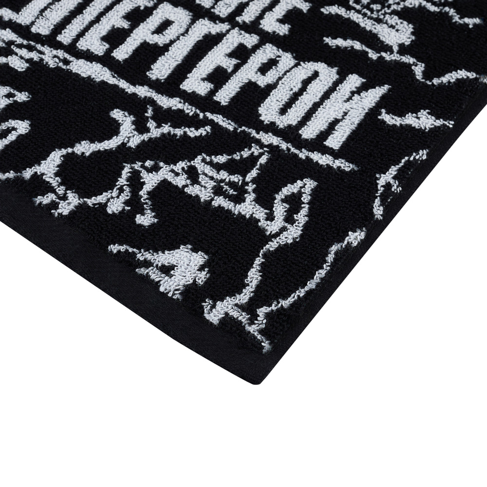 BY Русские Супергерои Полотенце махровое, 100% хлопок, 30х50см, 450гр/м, черно-белый, арт.№ 484-167