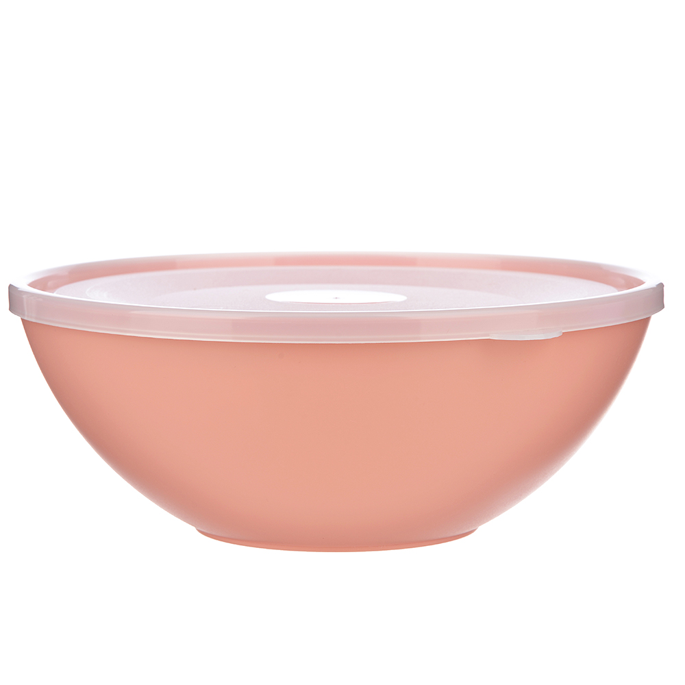 VETTA Миска с крышкой, пластик, 2л, 2 цвета, арт.№ 861-254