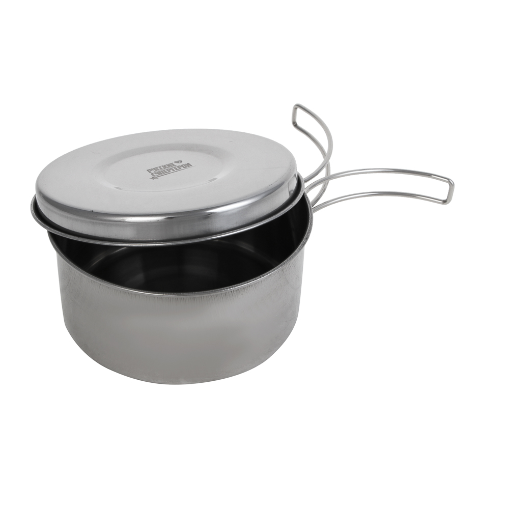 Набор туристической посуды тм РУССО ТУРИСТО, 8 предметов, в чехле, нерж.сталь, арт.№ 123-034