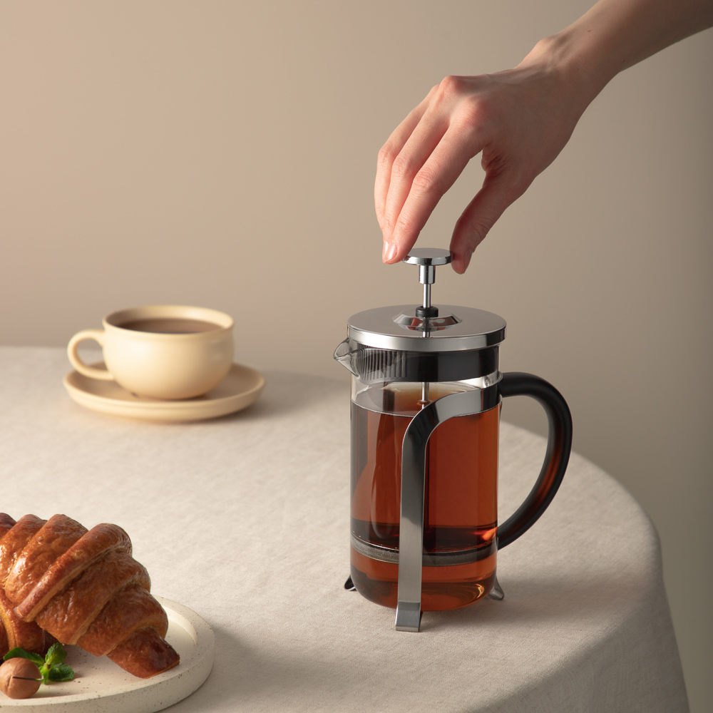 SATOSHI Орлеан Френч-пресс 600мл, жаропрочное стекло, арт.№ 850-247