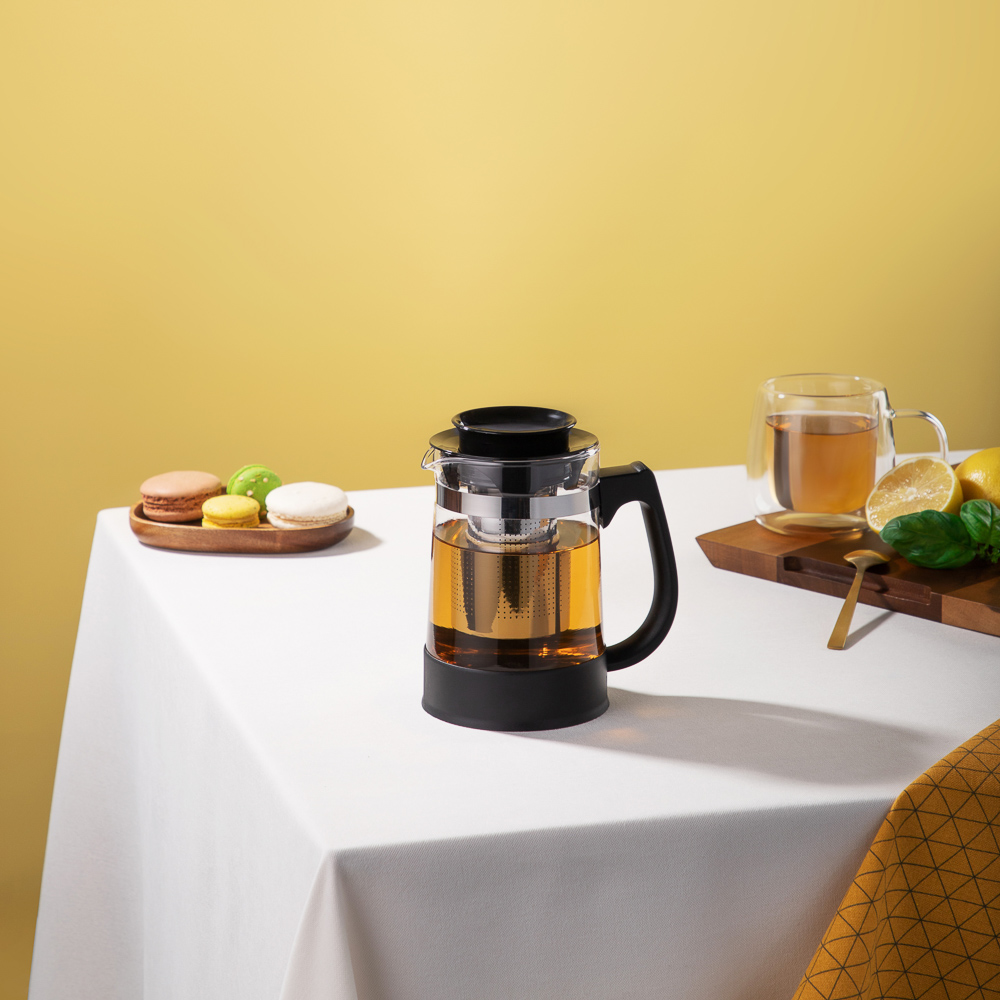 SATOSHI Валори Чайник заварочный 1 л, пластик, нержавеющая сталь, арт.№ 850-249