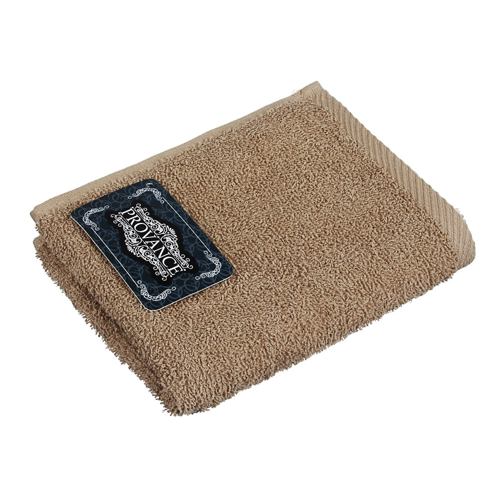 PROVANCE Наоми Полотенце махровое, 100% хлопок, 30х70см, 360гр/м, темно-зеленый, зелено-коричневый, арт.№ 492-099