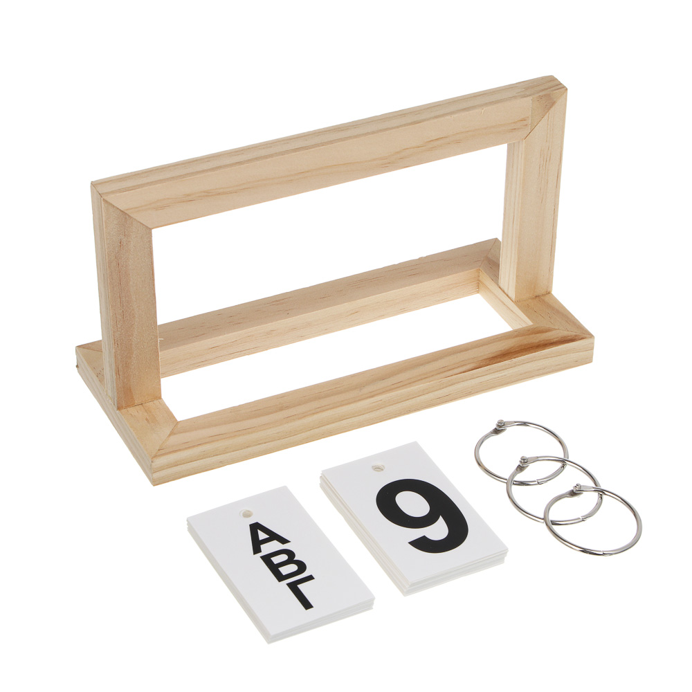 Календарь настольный, 21x9x12 см, дерево, арт.№ 528-336