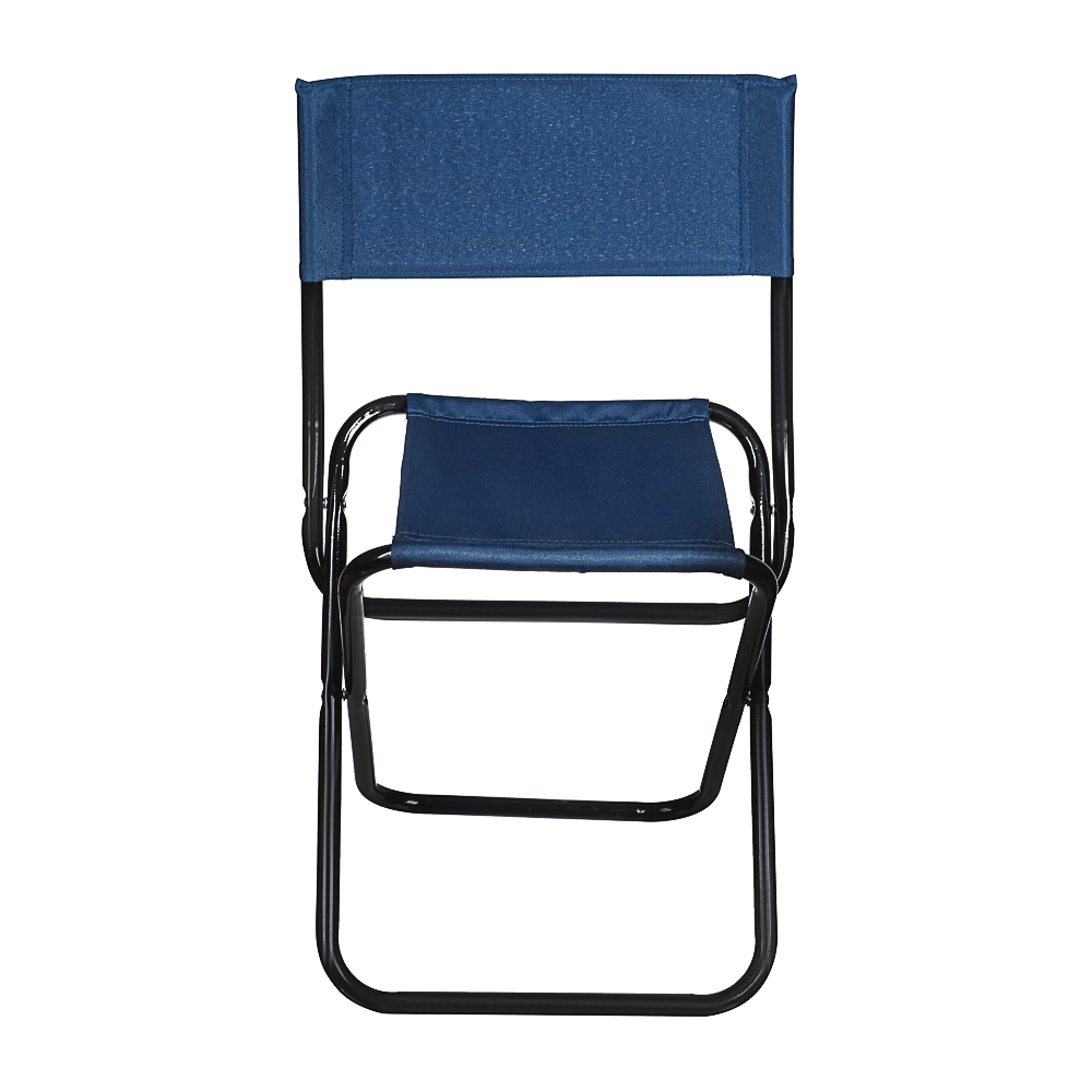 Стул туристический тм РУССО ТУРИСТО, складной со спинкой, до 90кг, 32х34х58см, труба сталь 16х1мм, арт.№ 121-067