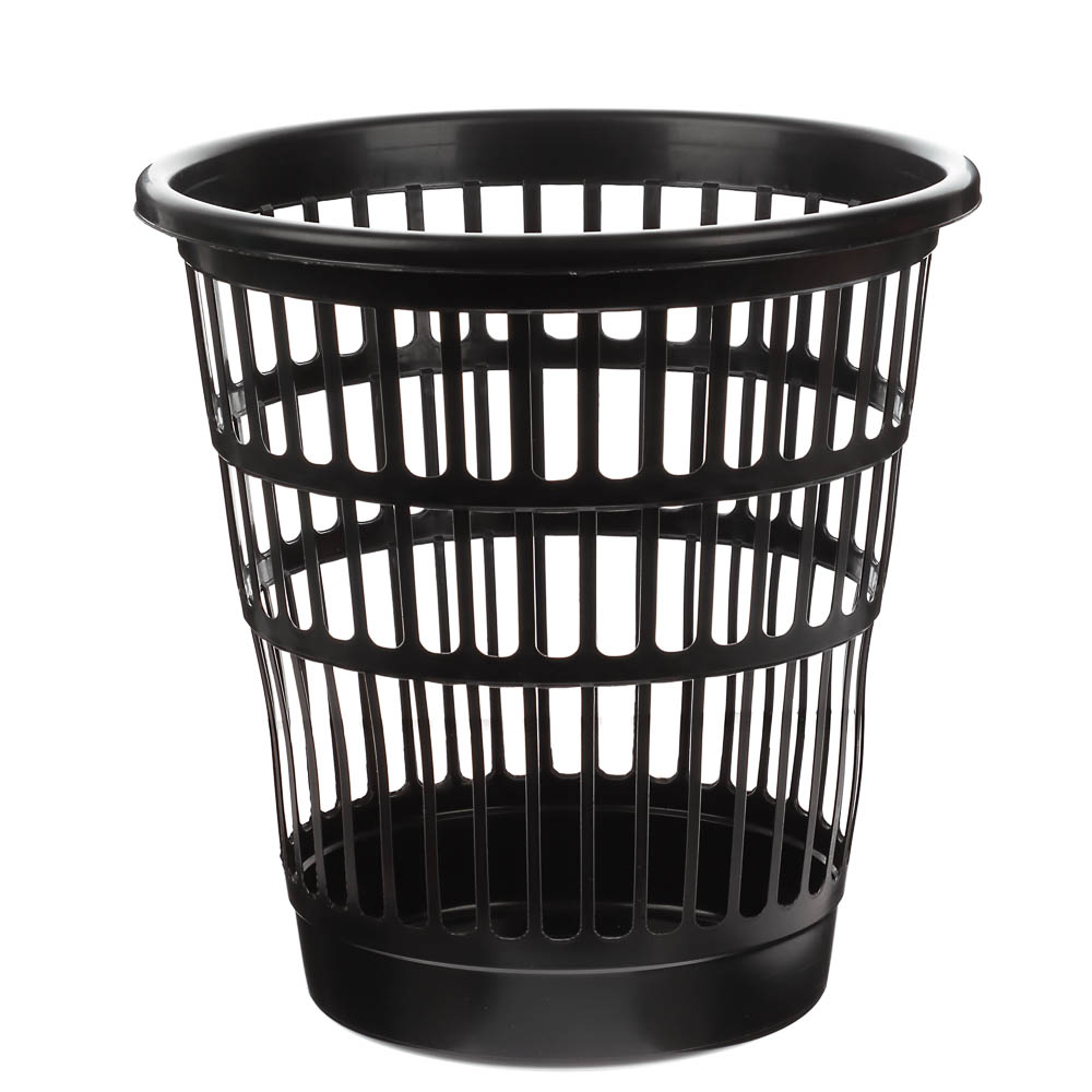 Корзина для мусора и бумаг 8,5л, сетчатая, полипропилен, 25х26х26см, 2 цвета, арт.№ 407-105