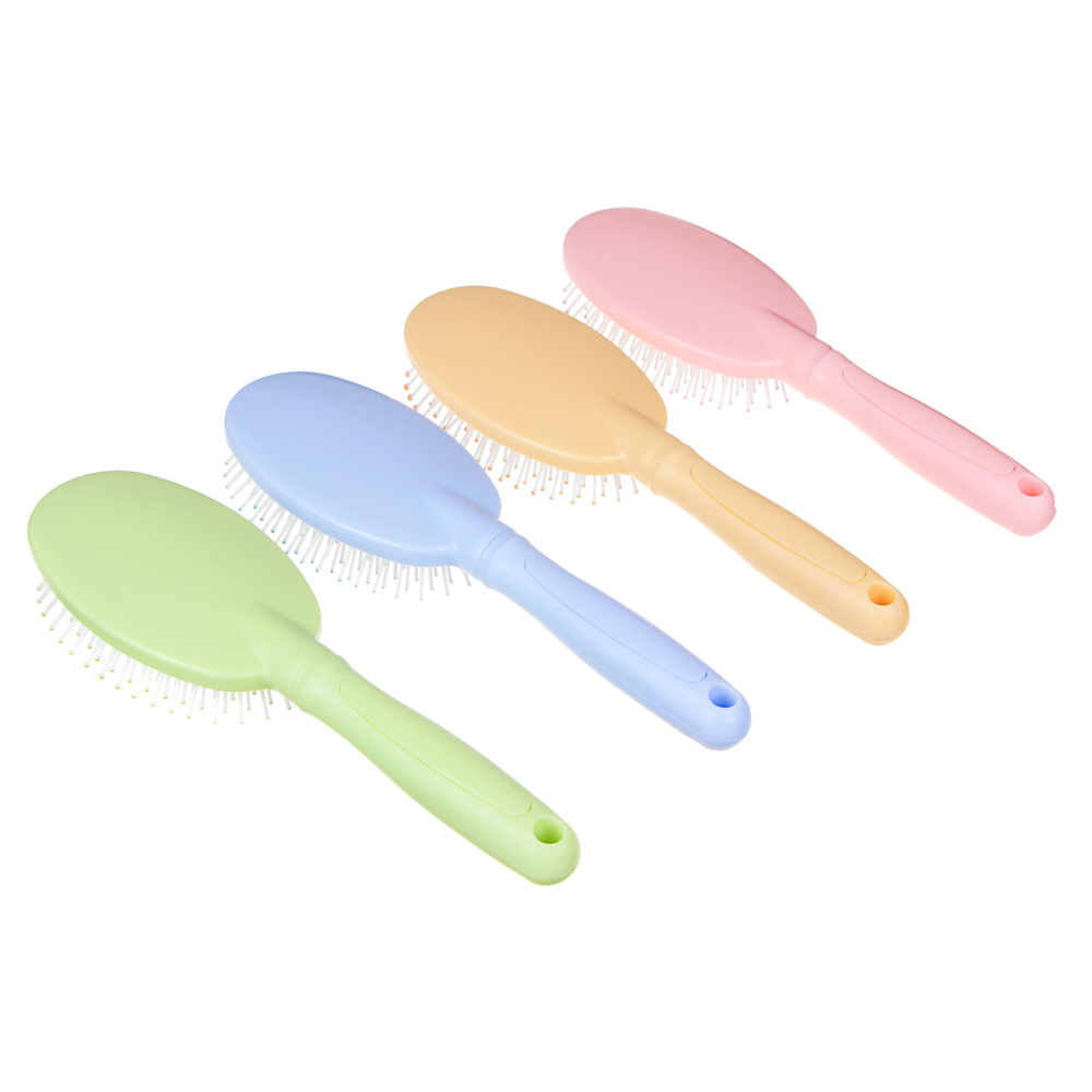ЮНИLOOK Расческа массажная Пастель, пластик, 24х7см, 4 цвета, арт.№ 319-147