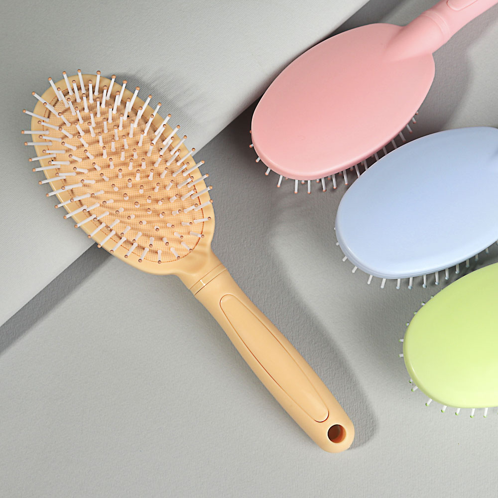 ЮНИLOOK Расческа массажная Пастель, пластик, 24х7см, 4 цвета, арт.№ 319-147