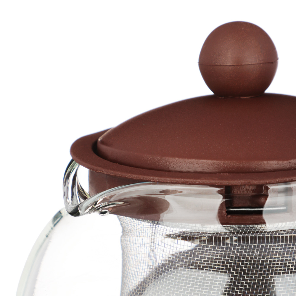 VETTA Чайник заварочный 500мл, ситечко из нержавеющей стали, стекло, полипропилен, арт.№ 850-156