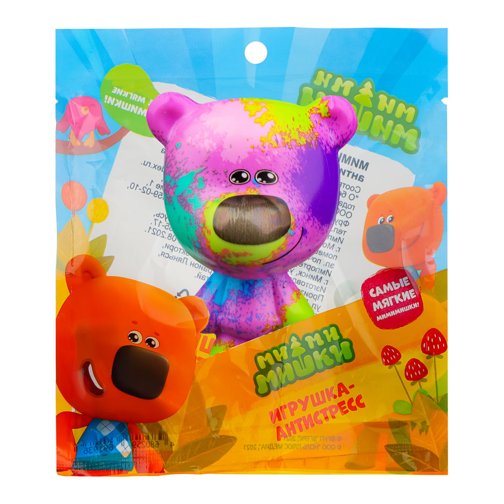 МИМИМИШКИ Игрушка-антистресс, 9 см, полиуретан, 4 дизайна, арт.№ 490-076