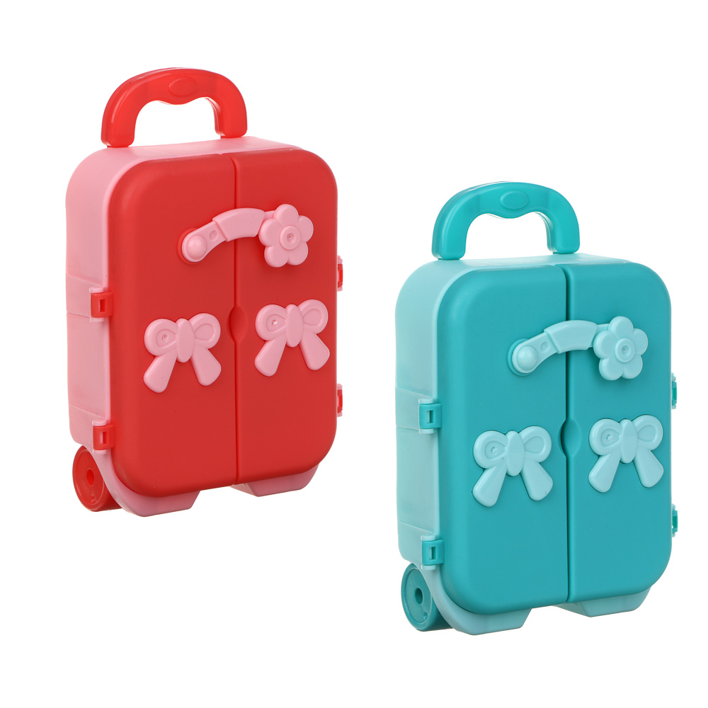 ИГРОЛЕНД Набор игровой в чемодане, сюрприз, ABS, PP, бумага, 10х4,3х14,3 см, арт.№ 294-202