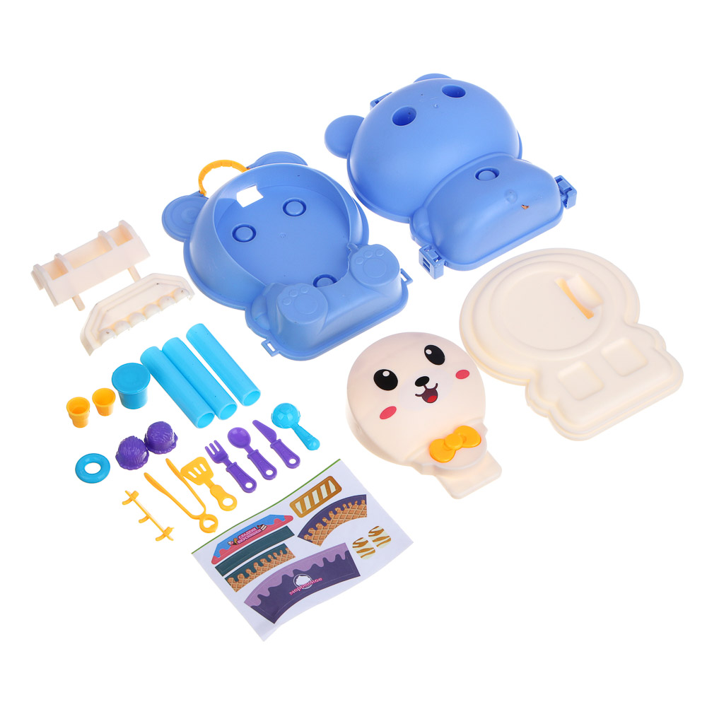 ИГРОЛЕНД Набор игровой, кухня в чемоданчике, PP, 9,6х7,5х13 см 2 дизайна, арт.№ 294-203