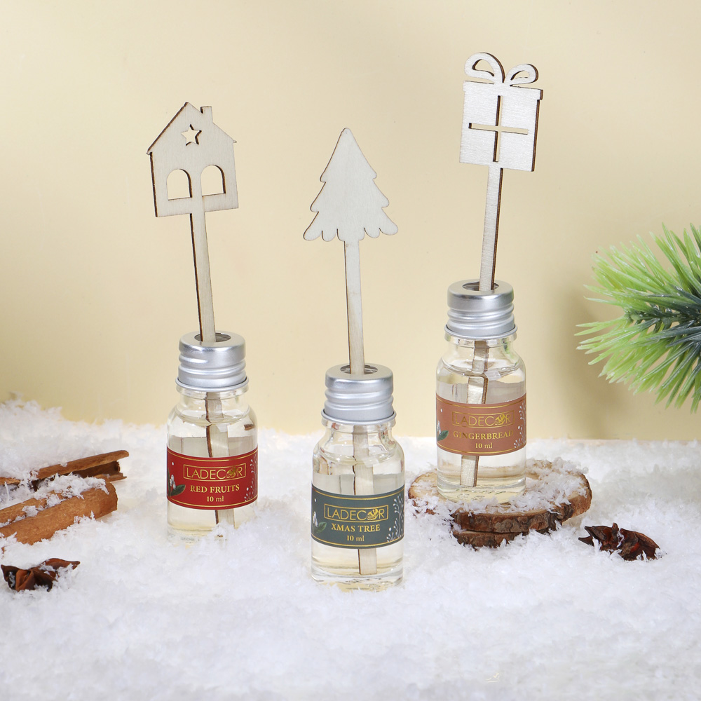 LADECOR Аромадиффузор,10мл(WoodsageSeaSalt/PomegranateMandarin/Gingerbread/Redfruits/Xmastree/Opium), арт.№ 773-002