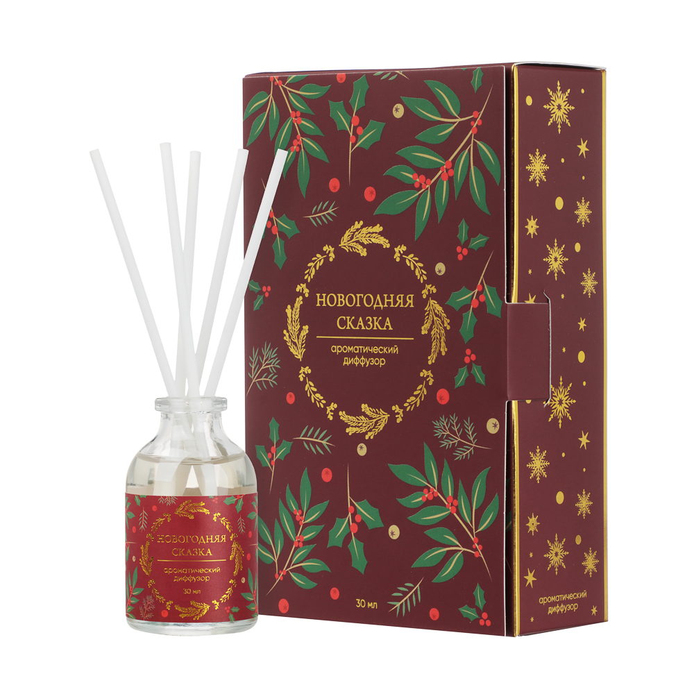 NEW GALAXY Ароматизатор-диффузор открытка 30 мл, новогодняя сказка, арт.№ 778-240