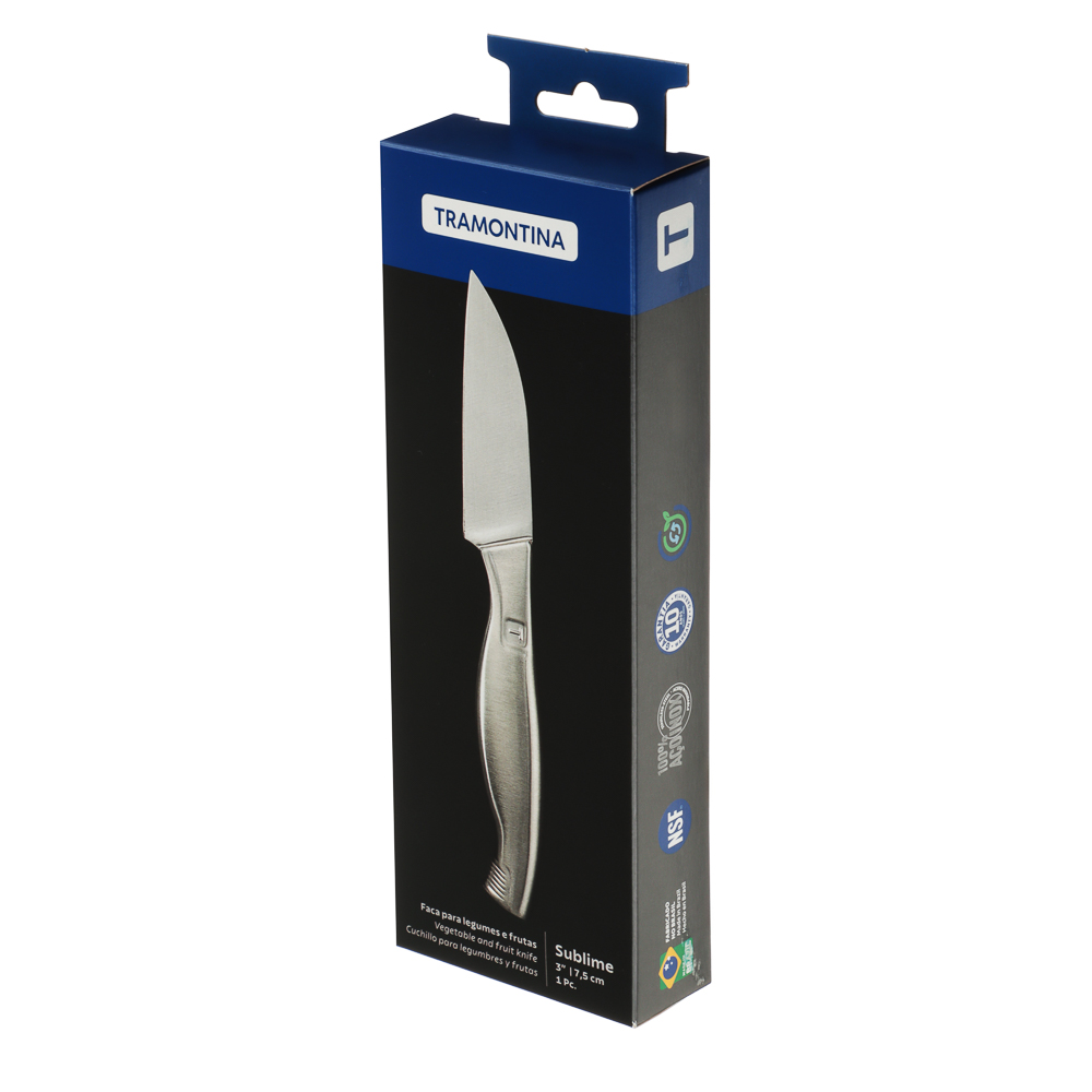 Tramontina Sublime Нож для овощей и фруктов 7.5см, 24063/103, арт.№ 871-030