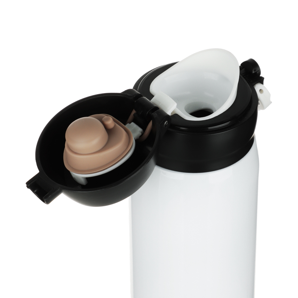 SATOSHI Термос-кружка с крышкой на защелке, 450мл "ЭнерджиДог", нерж.сталь, арт.№ 841-003