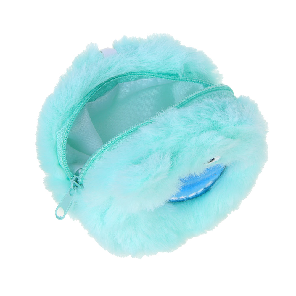 ЮL Сумочка для мелочей пушистый монстрик, полиэстер, 9х4см, 4 дизайна, КЖ24-69, арт.№ 337-212