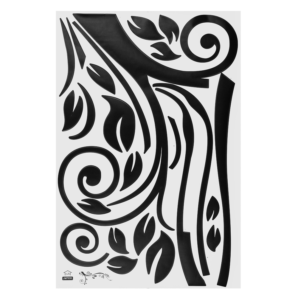 VETTA Наклейки интерьерные, "Узоры", 60х90см, ПВХ, 3 дизайна, арт.№ 416-257