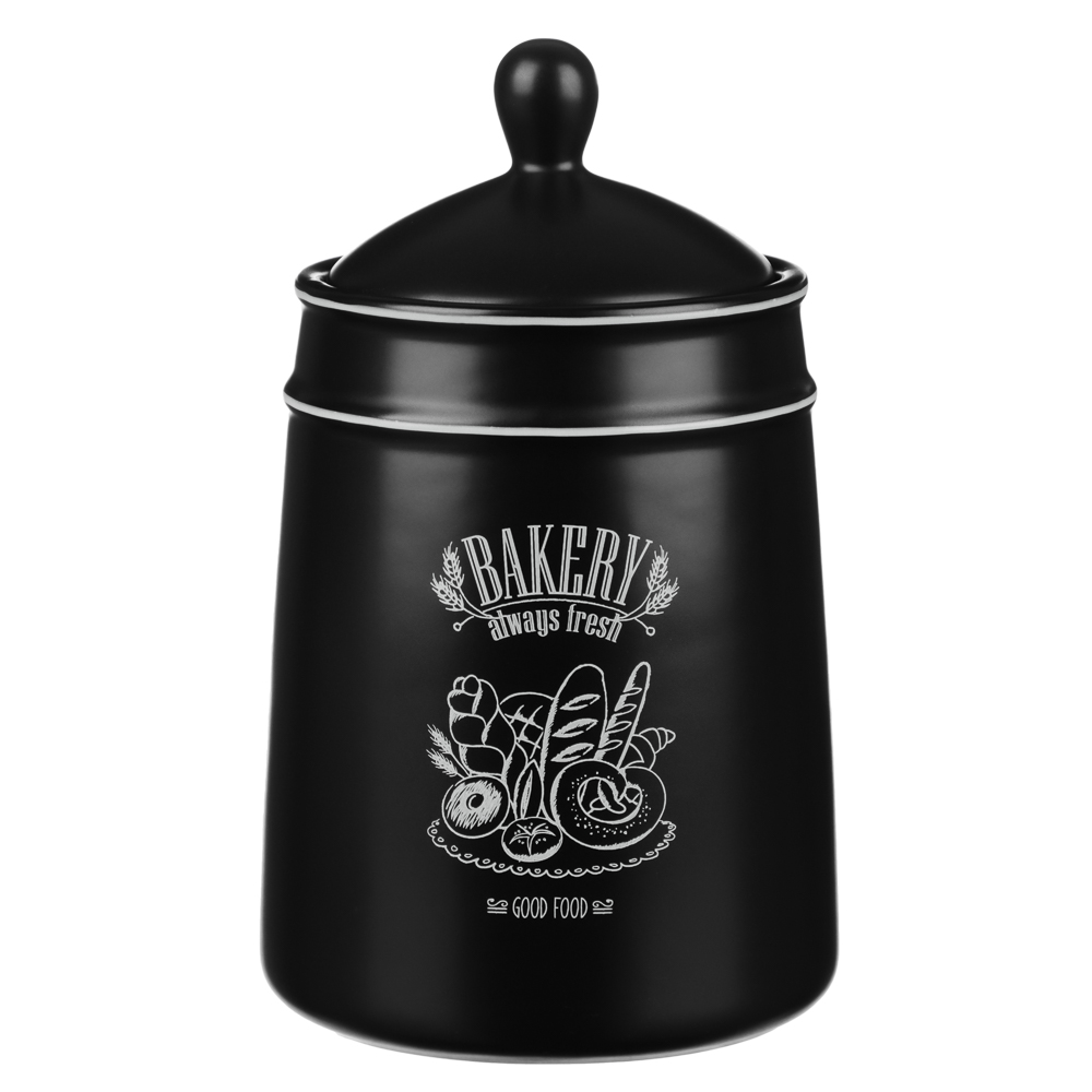 MILLIMI Бейкери Банка для хранения, 800мл, 11х11х17,5см, керамика, арт.№ 824-510