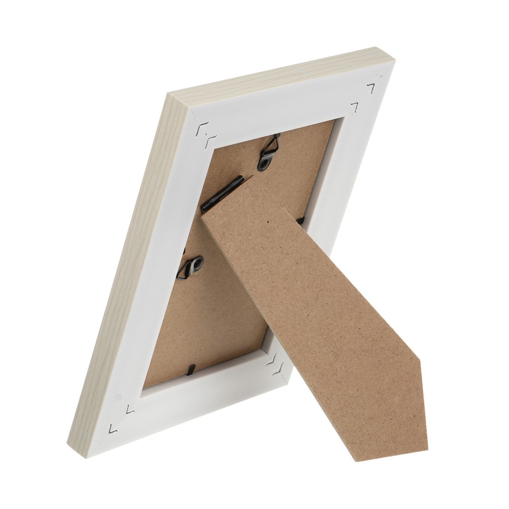 Фоторамка, 10х15 см, полистирол, цвет белый, арт.3-33, арт.№ 520-888