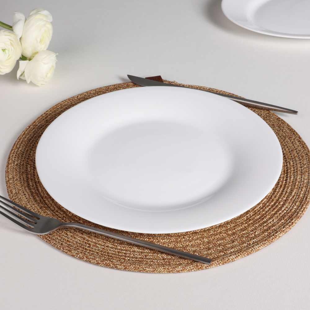 MILLIMI Белана Тарелка подстановочная, опаловое стекло, 25,5см, арт.№ 818-057