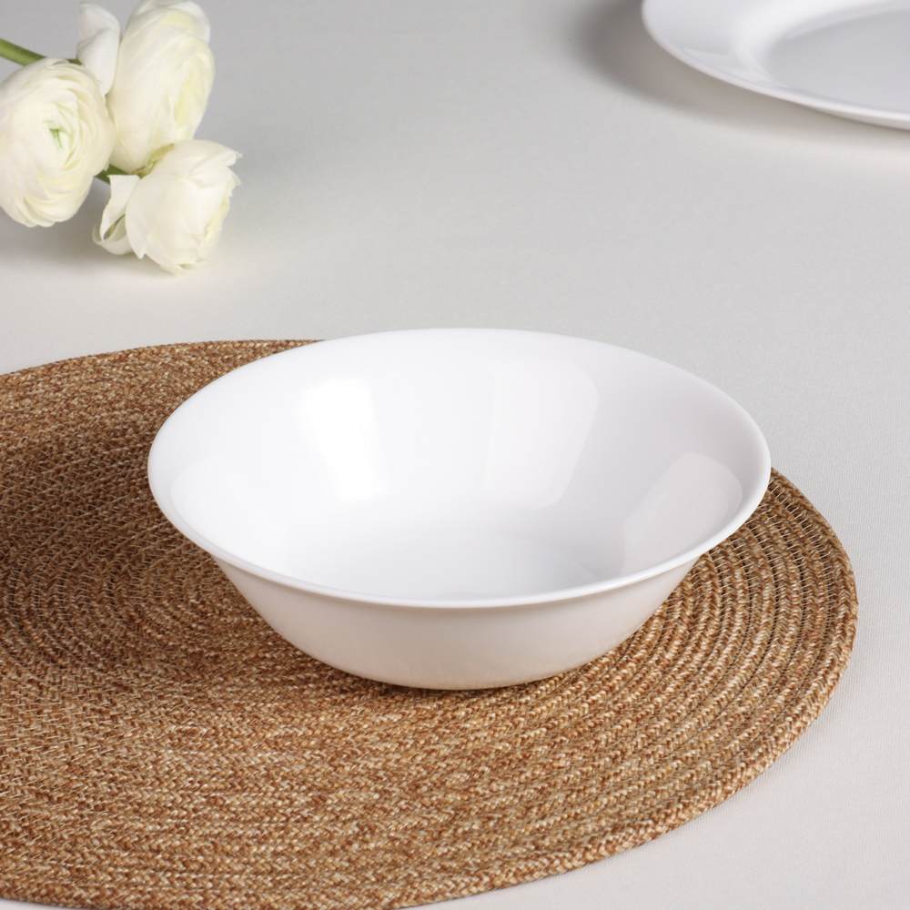 MILLIMI Белана Салатник, опаловое стекло, 16,5см, арт.№ 818-061