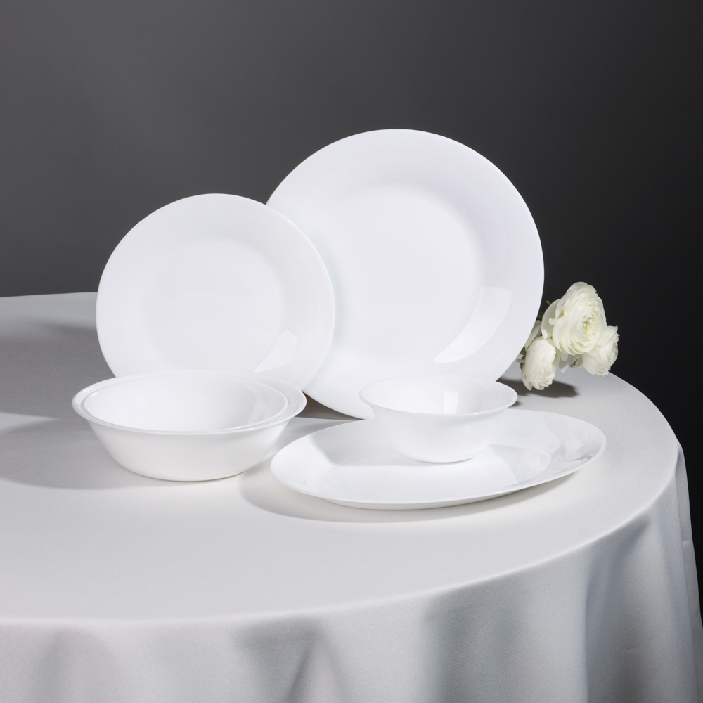 MILLIMI Белана Салатник, опаловое стекло, 19см, арт.№ 818-062