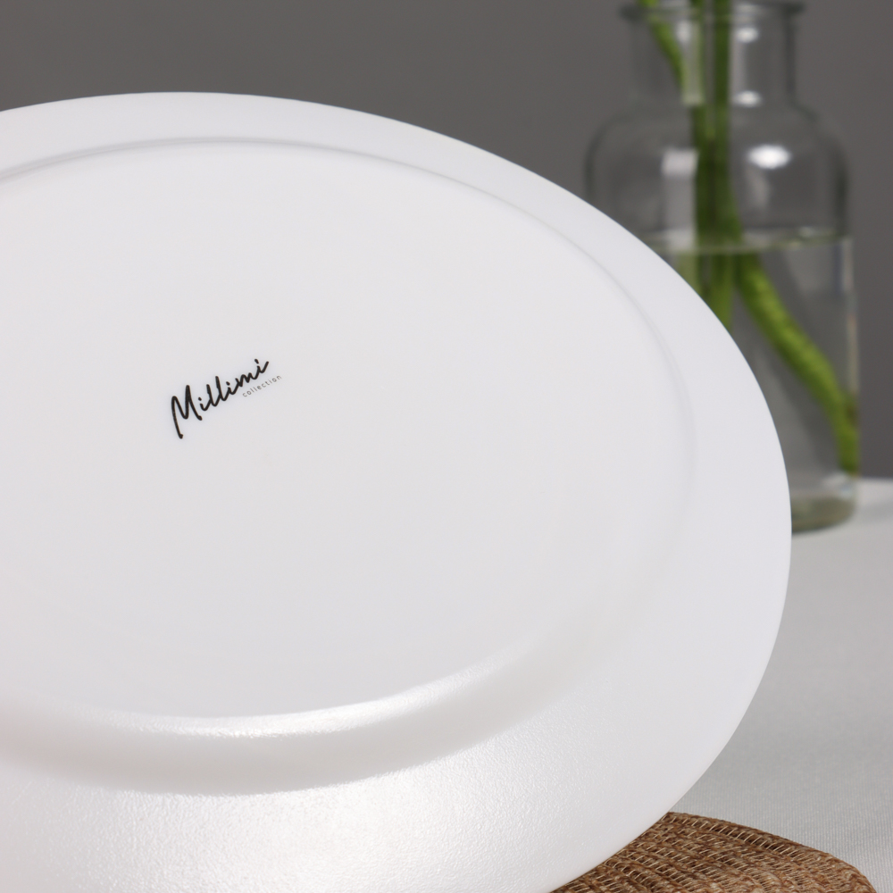 MILLIMI Белана Блюдо овальное, опаловое стекло, 30,5см, арт.№ 818-065