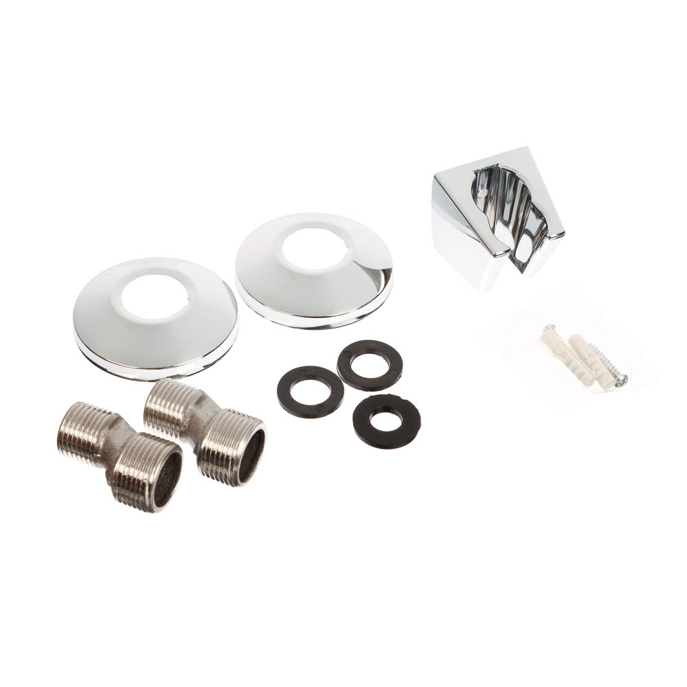 СоюзКран Смеситель для ванны с душем, круглый излив 30см, кер. кран-буксы 1/2, хром, цинк, SK08-S217, арт.№ 566-236