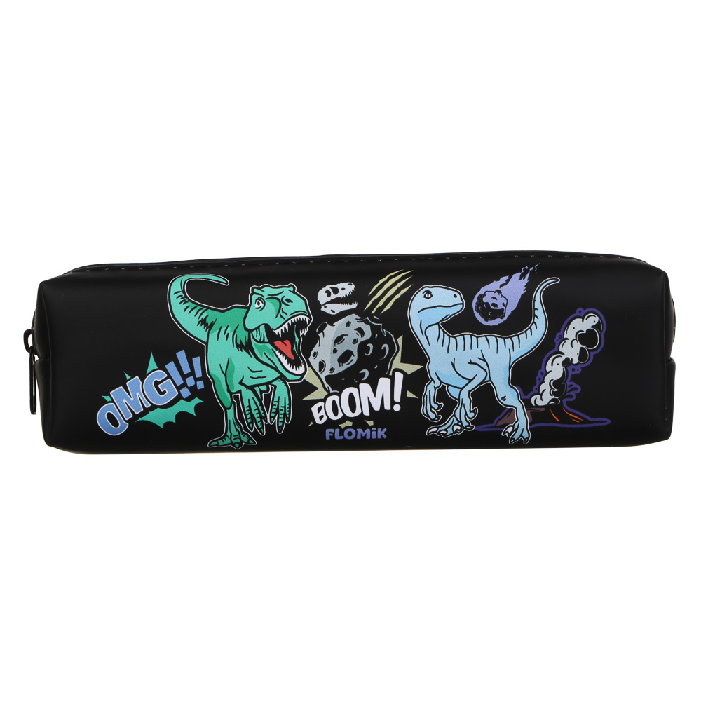 Древний Мир Пенал прямоугольный 20,5x6x4см, искусственная кожа с печатью, арт.№ 238-013