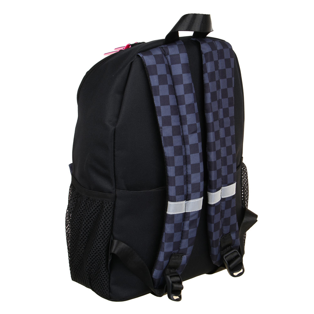 Рюкзак подростковый, 41x29x18см, "Стиль всегда прав", 1 отд., 4 карм., плотный ПЭ, пласт.пулеры, арт.№ 254-680